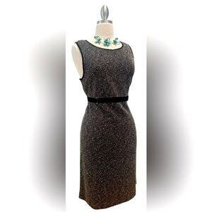 Talbots Monochrome Textured Knit Dress 👗